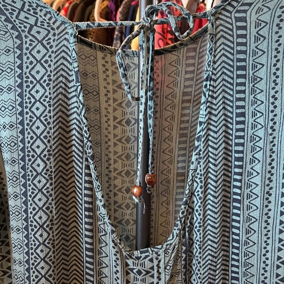 Forever 21 Boho Tribal Babydoll Tunic Dress | Size Large - Picture 5 of 6